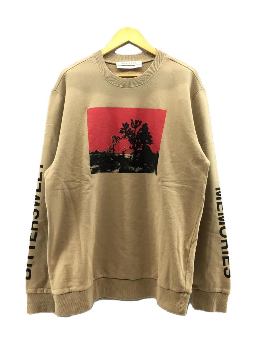 1017 ALYX 9SM(ALYX)◆Joshua Crewneck Sweatshirt/スウェット/XL/コットン/BEG/AAMSW0125FA01