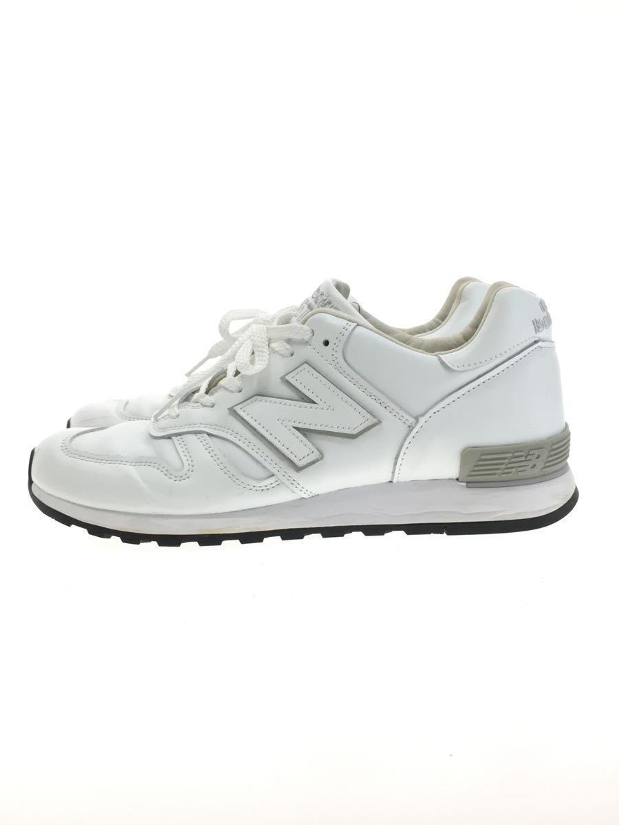 NEW BALANCE◆ローカットスニーカー/US9/WHT/レザー/M670WWG_画像1