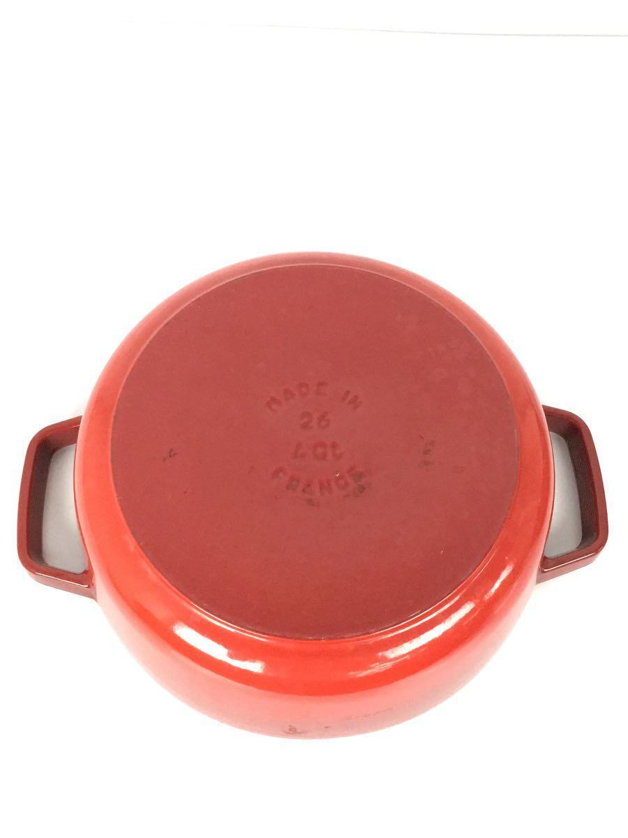 Staub◇鍋/サイズ:26cm/レッド-