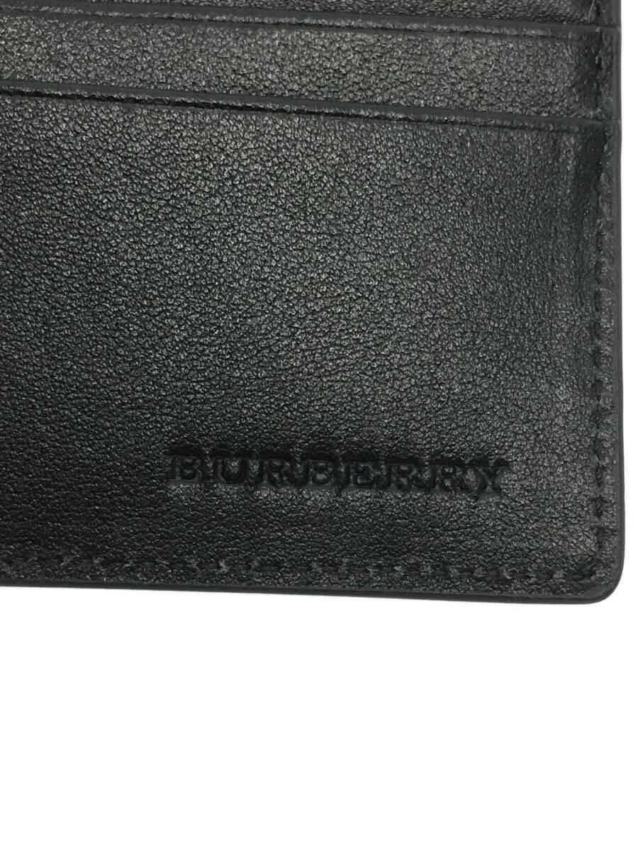 BURBERRY◆2つ折り財布/-/GRY/チェック/レディース_画像3