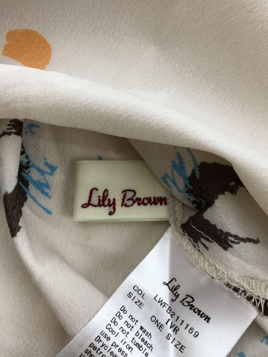 Lily Brown* безрукавка блуза /one/ полиэстер /WHT/ общий рисунок /LWFB211169