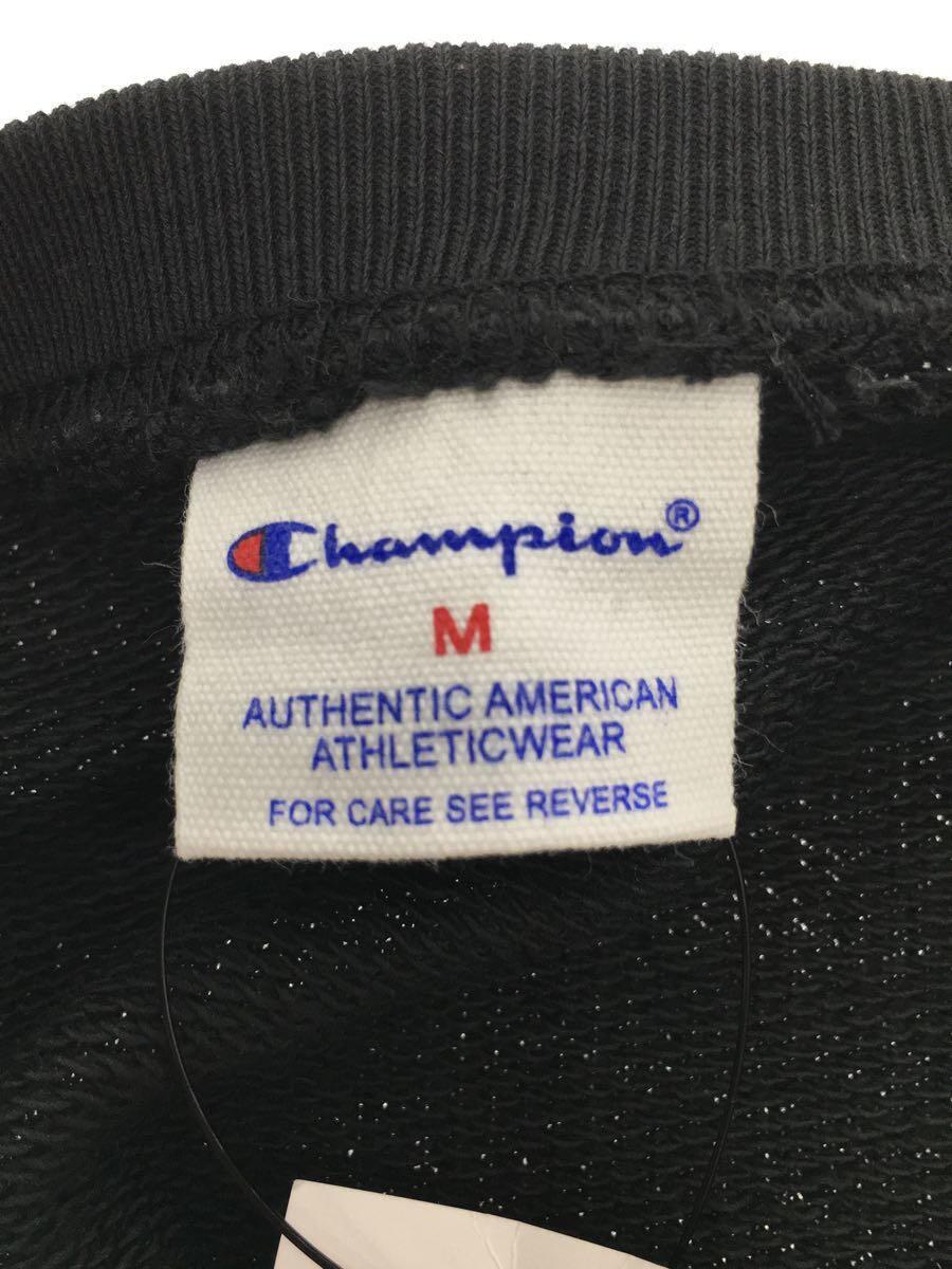 Champion◆スウェット/M/コットン/BLK/C8-U008_画像3