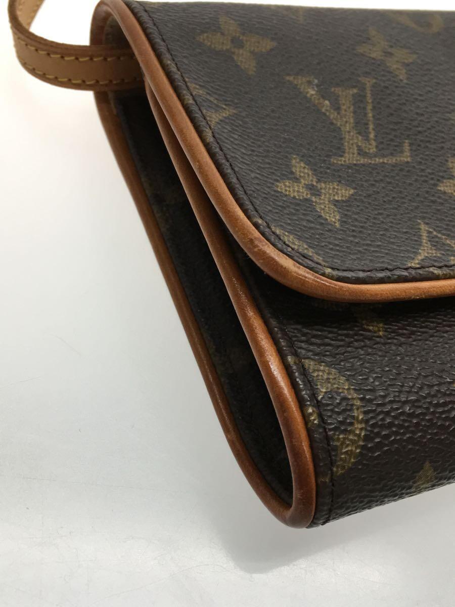 LOUIS VUITTON◆ポシェット・ツインGM_モノグラム_BRW/PVC/BRW_画像7