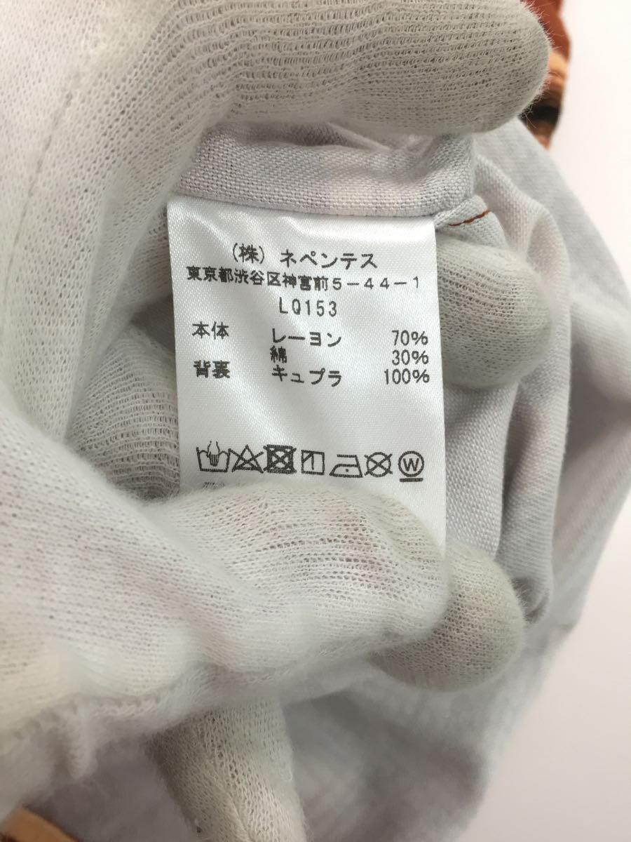 Needles◆One-Up Shirt/R/C Flannel Cloth Printed/L/レーヨン/BRW/LQ153/22AW_画像4