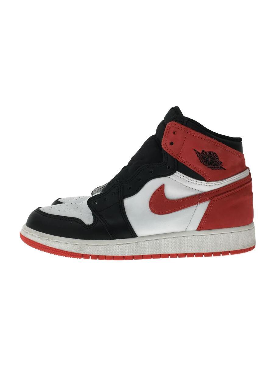 NIKE◆AIR JORDAN 1 RETRO HIGH OG BG/エアジョーダンレトロハイ/ホワイト/575441-112