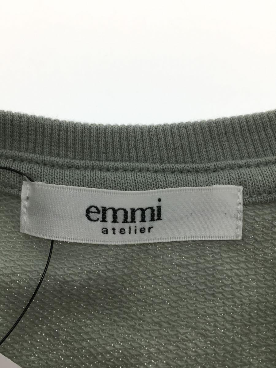 emmi◆オーガニックコットンワンピース/半袖ワンピース/one/コットン/GRN/無地_画像3