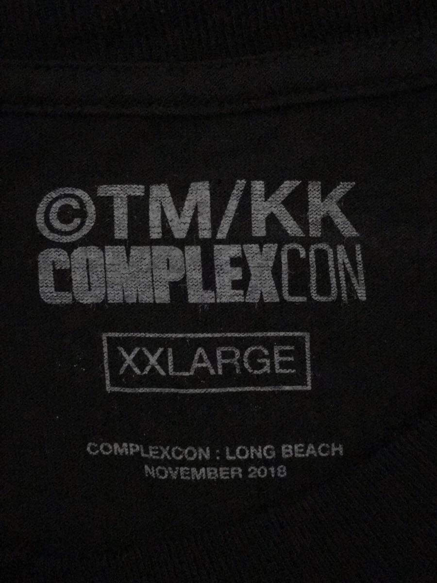 ComplexCon◆Tシャツ/XXL/コットン/BLK/プリント_画像3