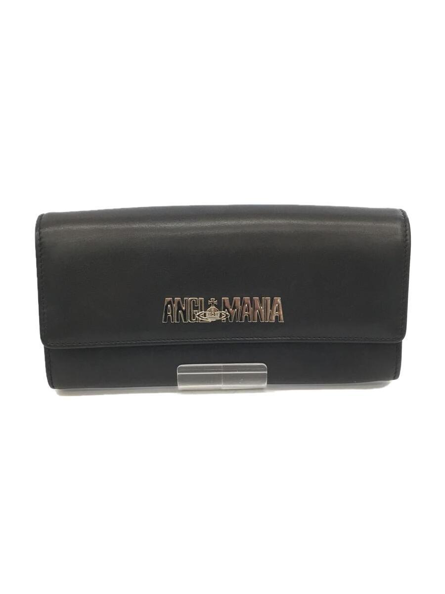 Vivienne Westwood◇長財布/レザー/BLK/レディース-