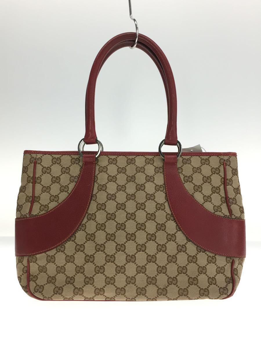 GUCCI◆GGキャンバス/トートバッグ[仕入]/キャンバス/RED/総柄/113011_画像3