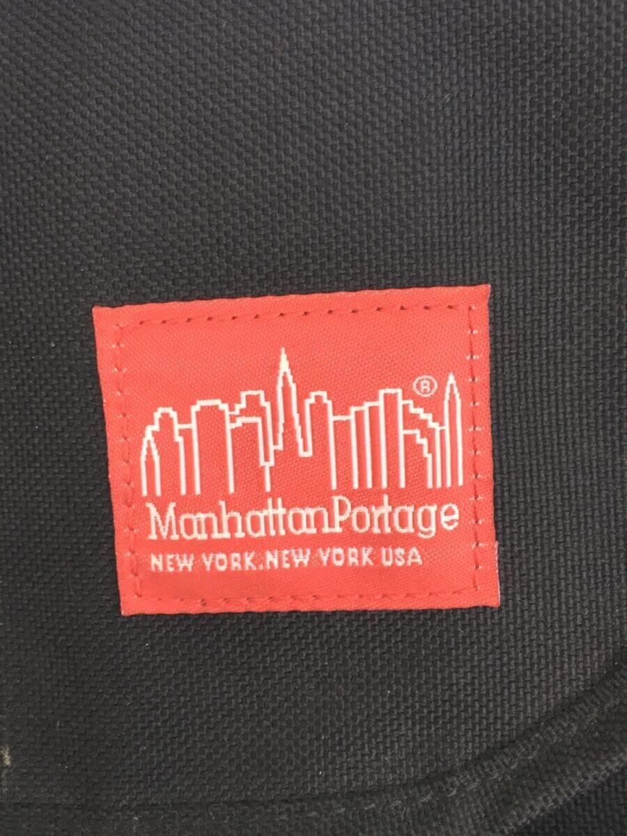 Manhattan Portage◆ショルダーバッグ/BLK/無地_画像5