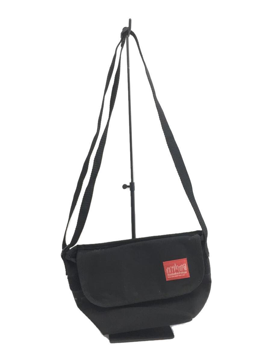 Manhattan Portage◆ショルダーバッグ/BLK/無地_画像1