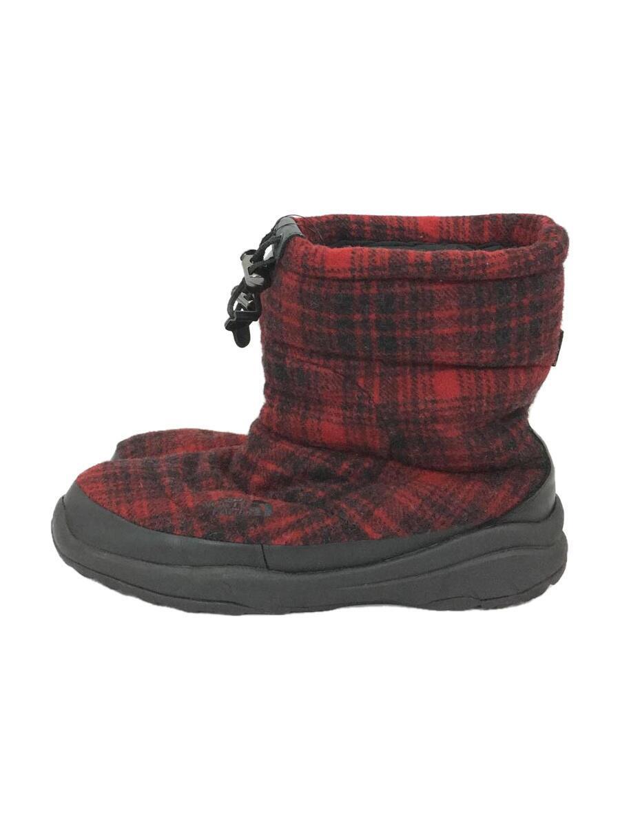 THE NORTH FACE◆NUPTSE BOOTIE WP WOOL/ヌプシ/ブーツ/27cm/レッド/NF51593W