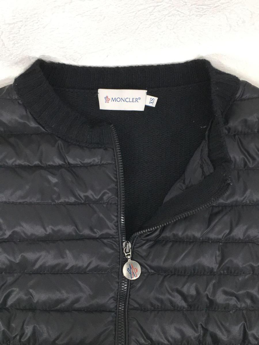 MONCLER◆ジャケット/XS/ナイロン/MAGLIONE TRICOT ALLA COREANA/ドッキング/カーディガン_画像8