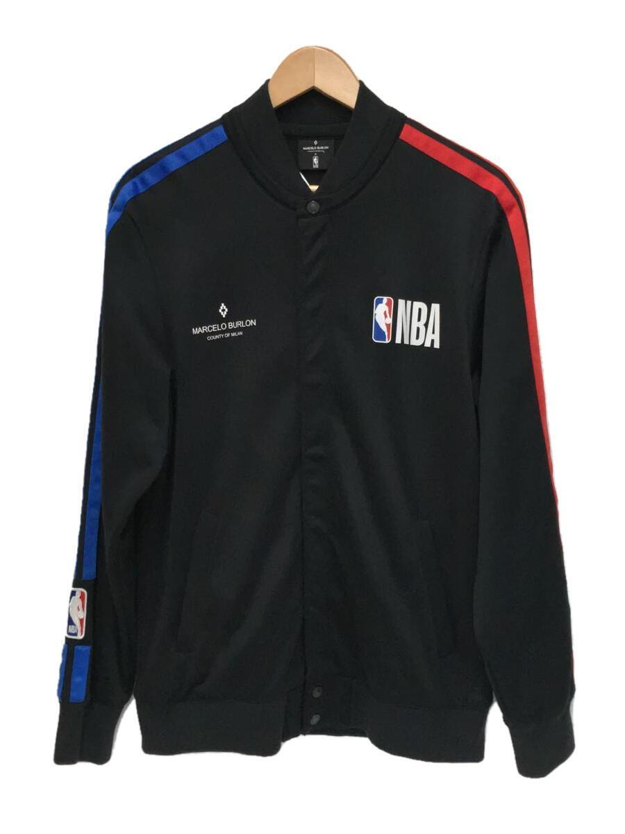 MARCELO BURLON COUNTY OF MILAN◆ブルゾン/S/黒/CMBD004F18922133/NBA/18AW/マルセロブロンカウンティオブミラン_画像1