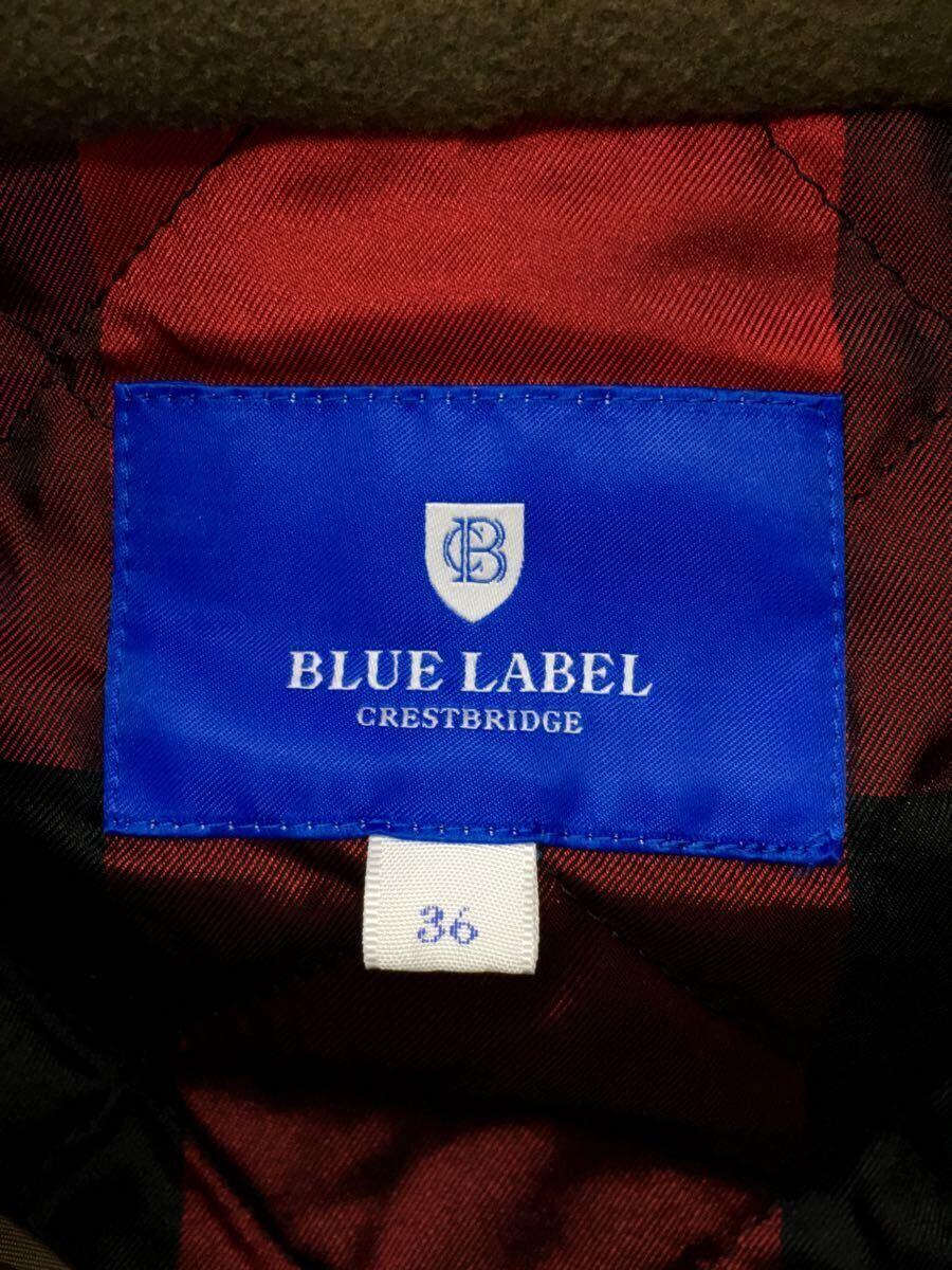 BLUE LABEL CRESTBRIDGE◆ブルゾン/36/ナイロン/KHK/無地/55F12-682-76_画像3