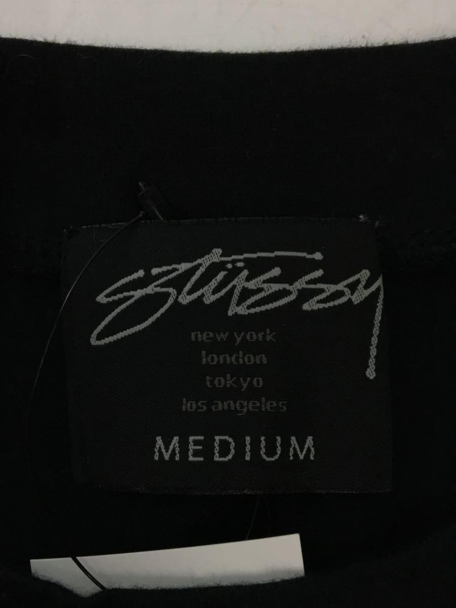 STUSSY◆タンクトップ/M/コットン/BLK/プリント/ラスタカラー/ジャマイカ_画像3