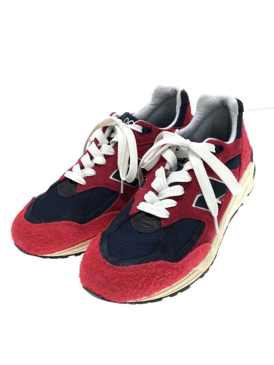 NEW BALANCE◆ローカットスニーカー/27cm/RED/スウェード/M990AD2/RED/22SS/ATOMS_画像2