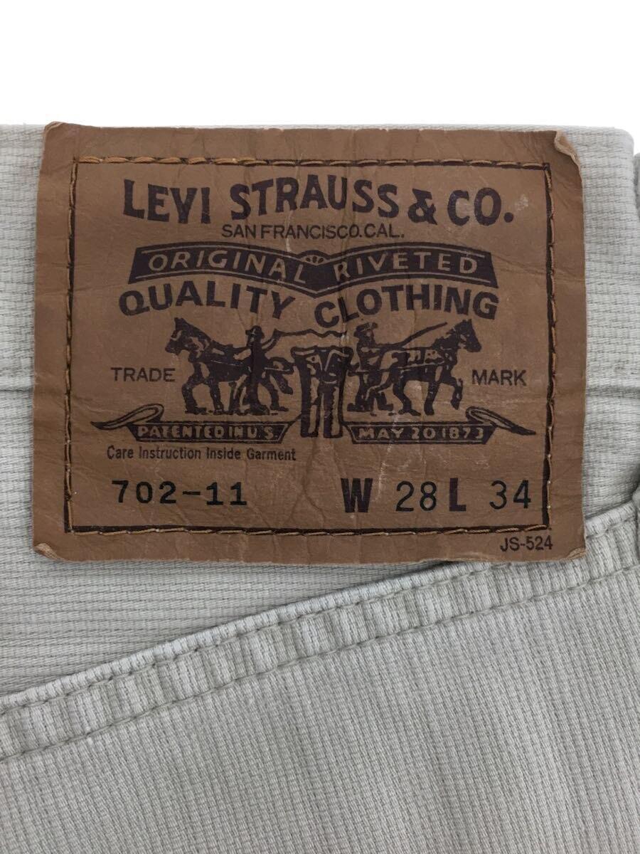 Levi’s◆ストレートパンツ/28/コットン/IVO_画像4