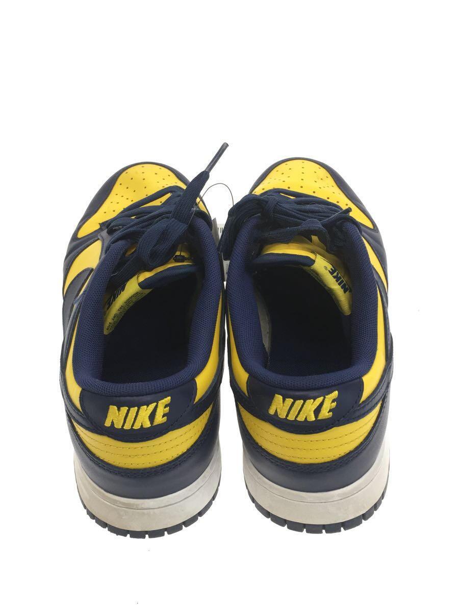 NIKE◆DUNK LOW RETRO_ダンク ロー レトロ/27cm/イエロー_画像3