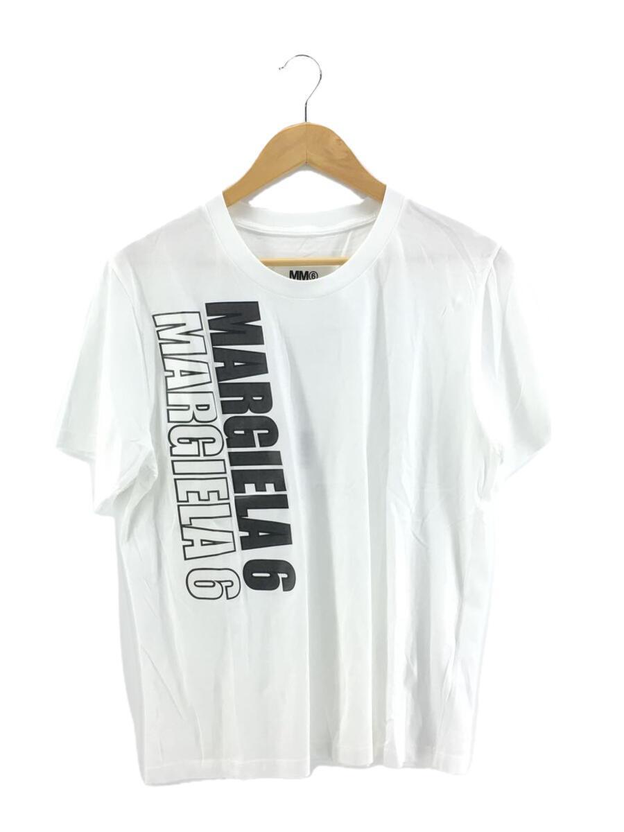 MM6◆Logo T-Shirts/Tシャツ/XS/コットン/WHT/S52GC0177