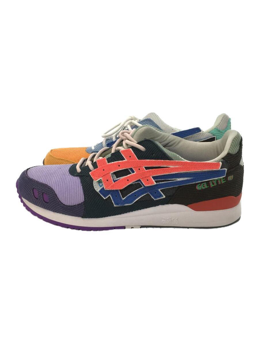 ASICS◆ローカットスニーカー/28cm/マルチカラー/コーデュロイ/1203A019/WOTHERSPOON×ATOMOS_画像1