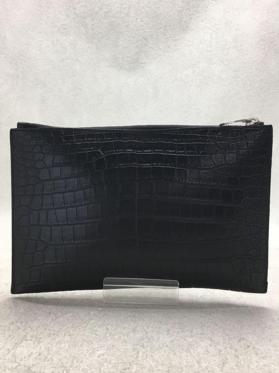 SAINT LAURENT* second bag / leather /BLK/375950