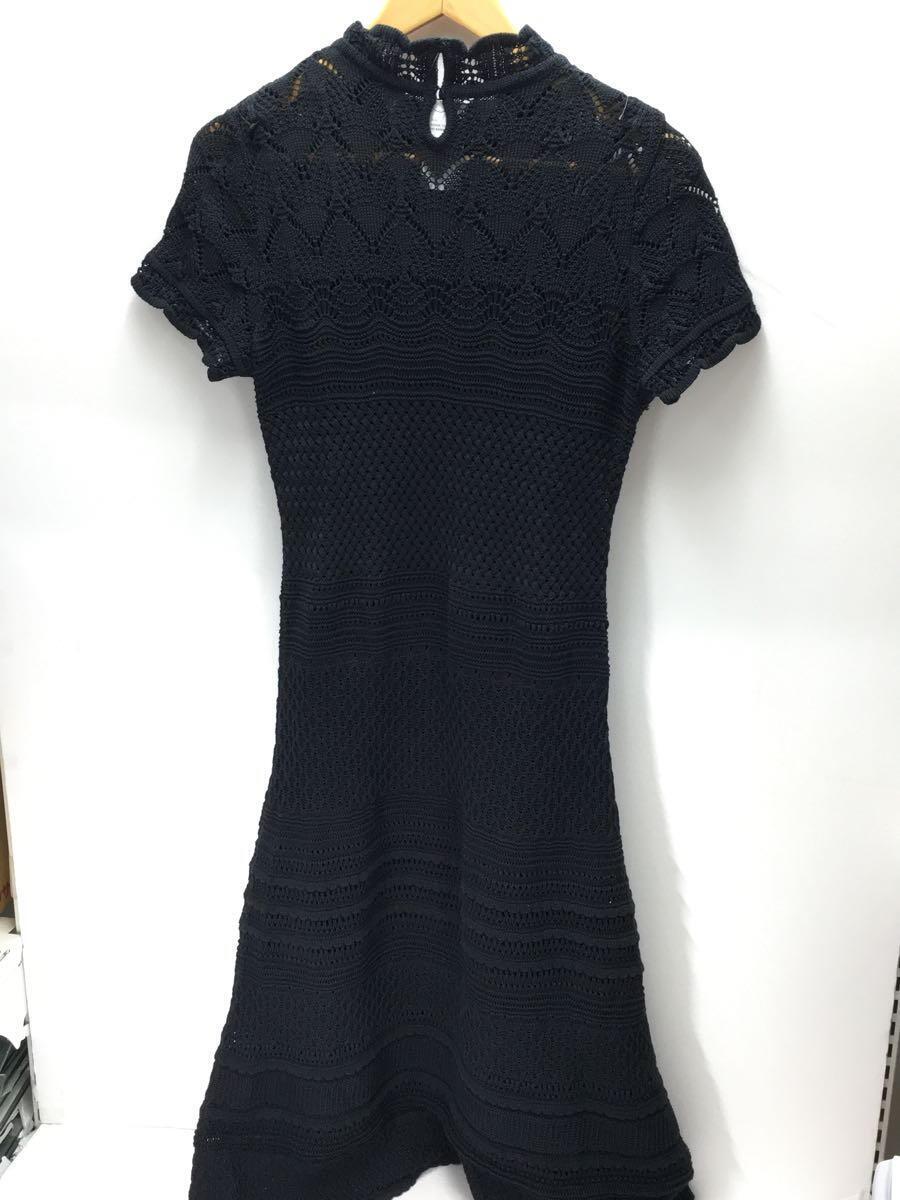 超お買い得!】 SEVEN TEN KAWAHITO◇半袖ワンピース/M/コットン/BLK
