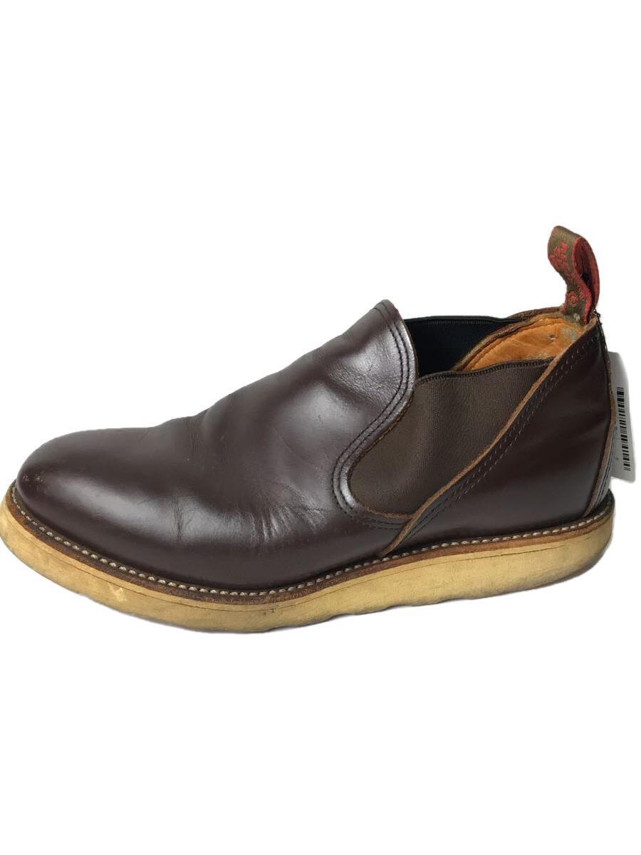 RED WING◆シューズ/US7.5/BRW/レザー/24022_画像1