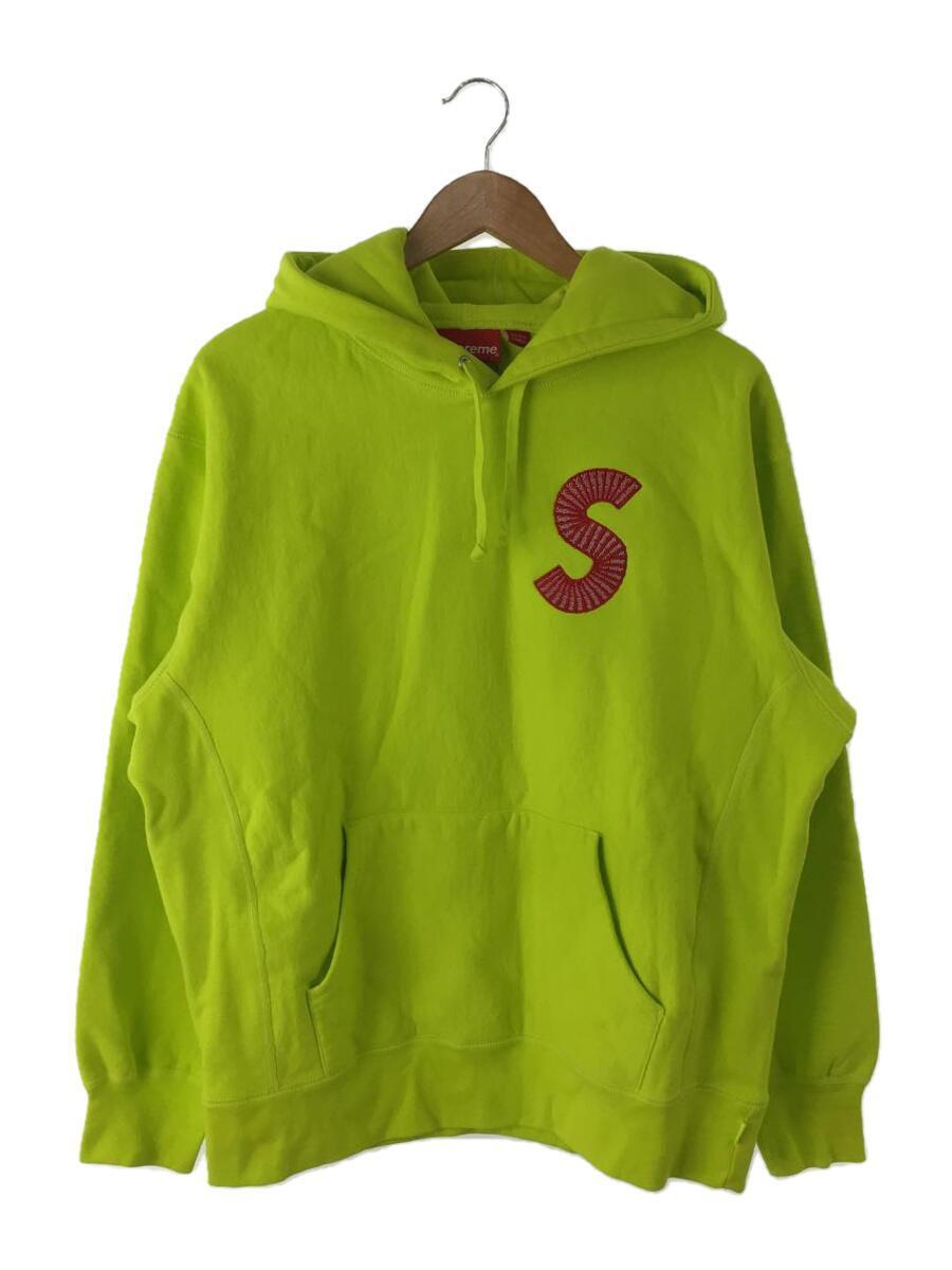 Supreme◆20AW/S Logo Hooded Sweatshirt/パーカー/M/コットン/YLW