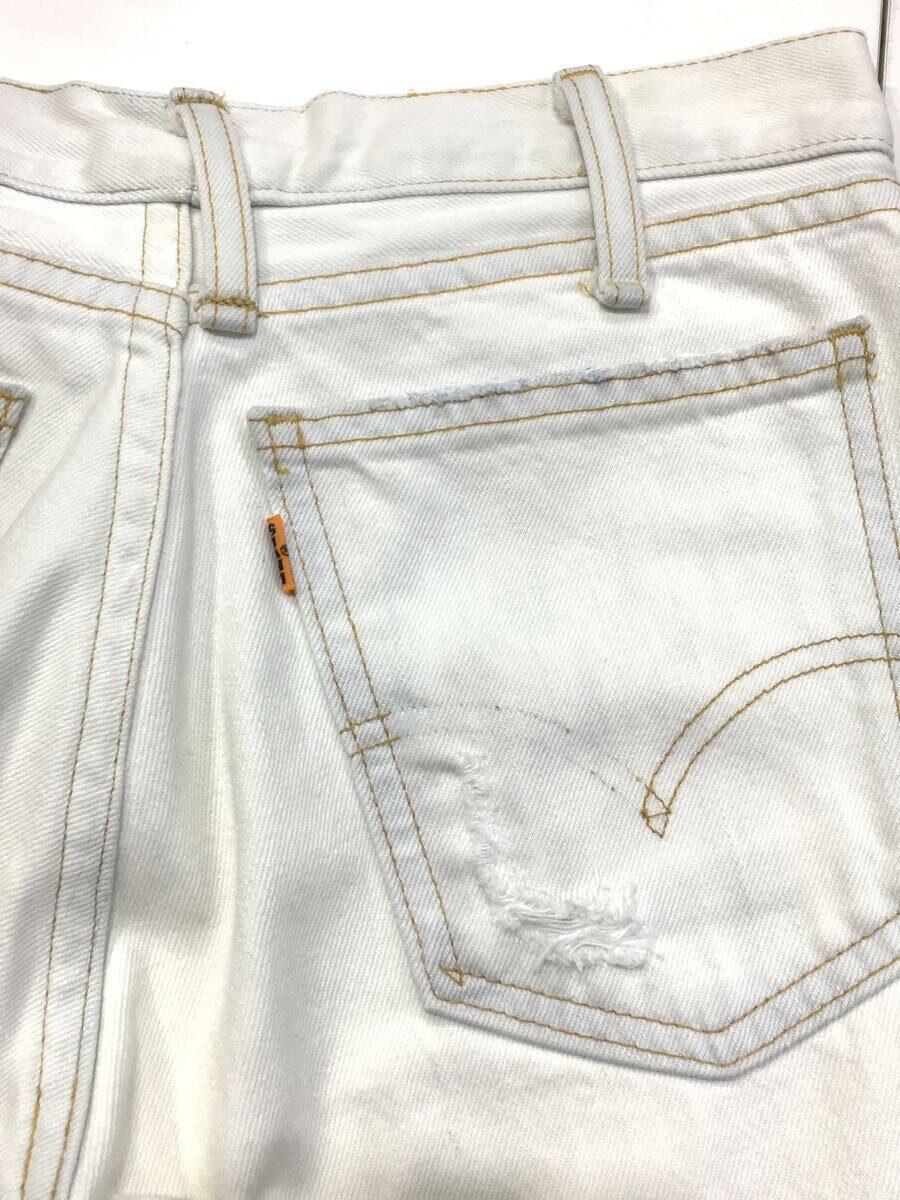 Levi’s Vintage Clothing◆ブーツカットパンツ/30/コットン/WHT/無地/70646_画像7