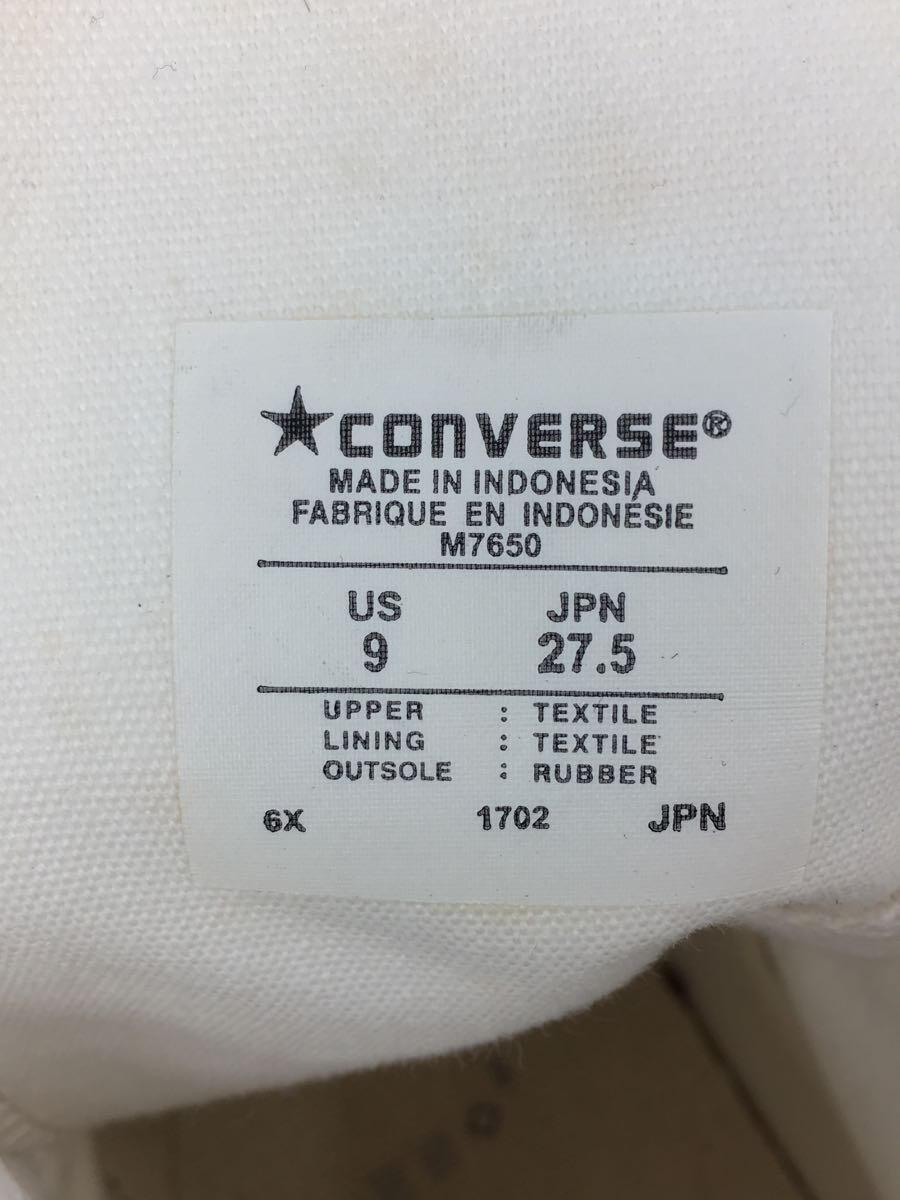 CONVERSE◆ALL STAR HI/ハイカットスニーカー/27.5cm/WHT/コットン/M7650_画像5