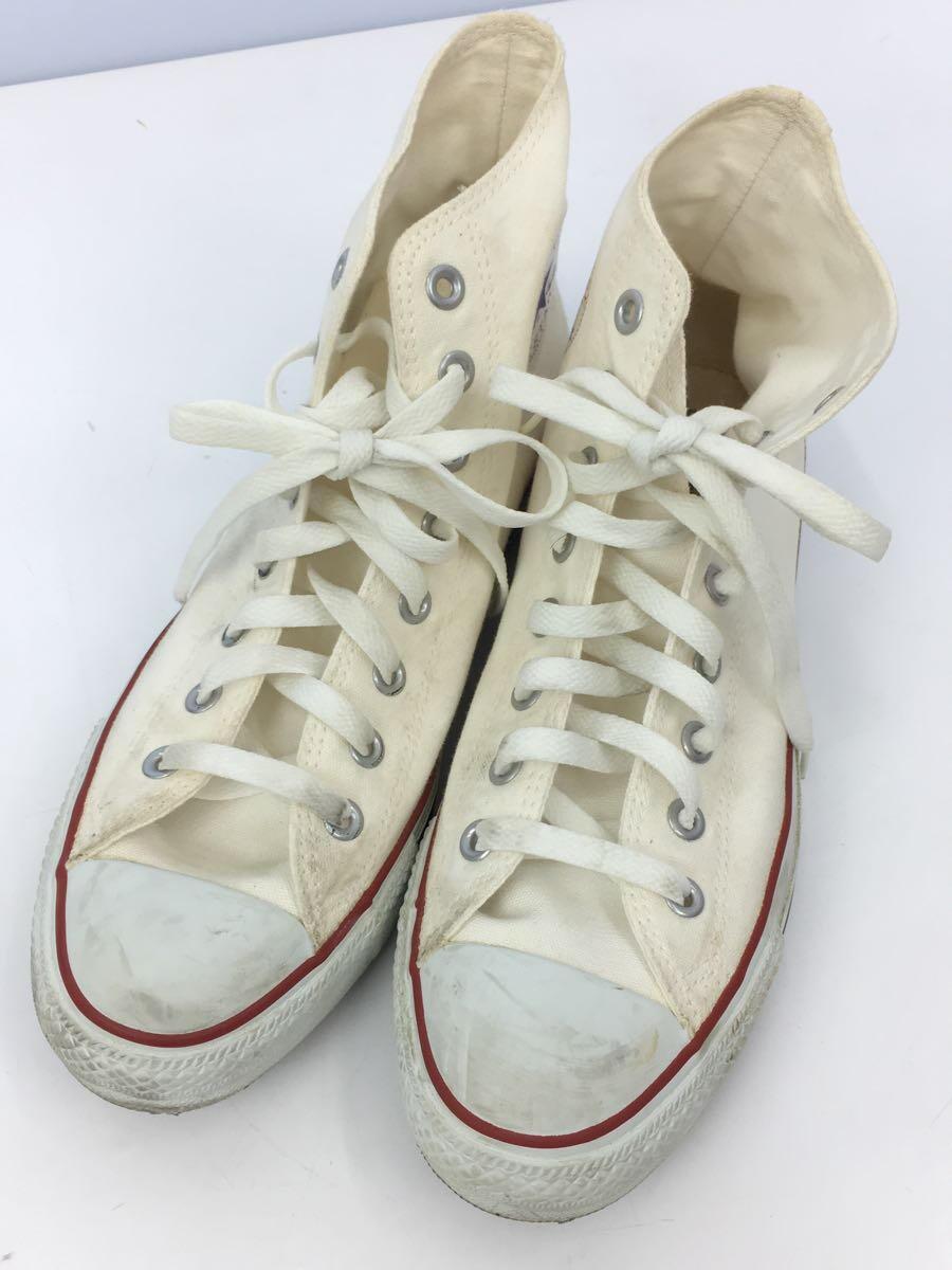 CONVERSE◆ALL STAR HI/ハイカットスニーカー/27.5cm/WHT/コットン/M7650_画像2