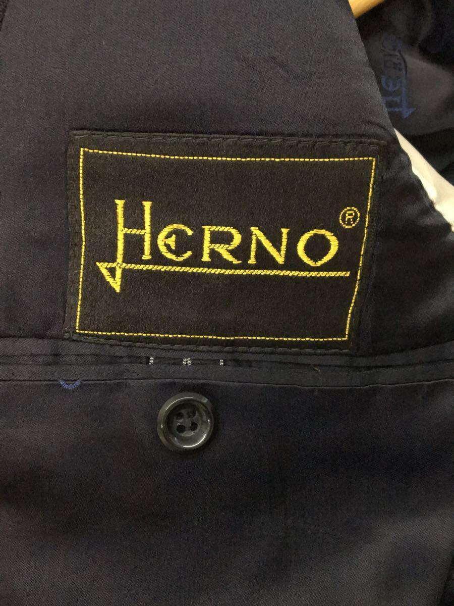 HERNO◆ヘルノ/テーラードジャケット/46/ウール/ネイビー_画像3