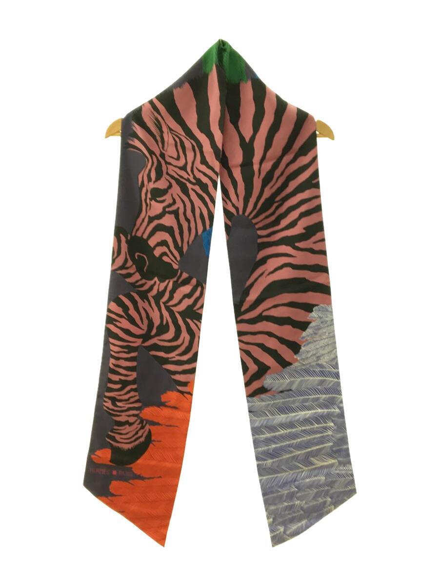卸し売り購入 HERMES◇シルク/マキシツイリー/ゼブラペガサス/マルチ