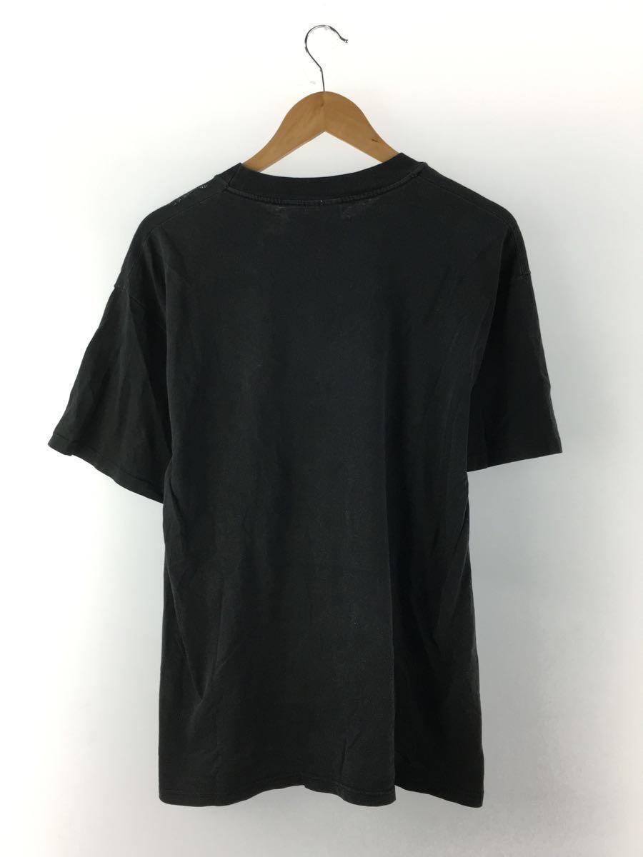 Hanes◆Tシャツ/L/コットン/BLK/プリント_画像2