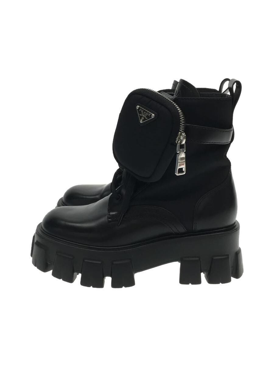 2022高い素材 PRADA◆モノリス ストラップ ポーチ コンバット ブーツ 35/BLK 22.0cm以下 2022高い素材 PRADA◆モノリス ストラップ ポーチ コンバット ブーツ 35/BLK 22.0cm以下