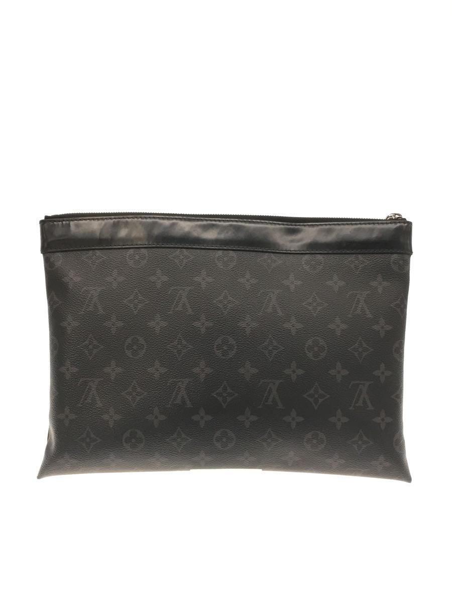 LOUIS VUITTON◆ポシェット・アポロ_モノグラム・エクリプス_BLK/PVC/BLK_画像3