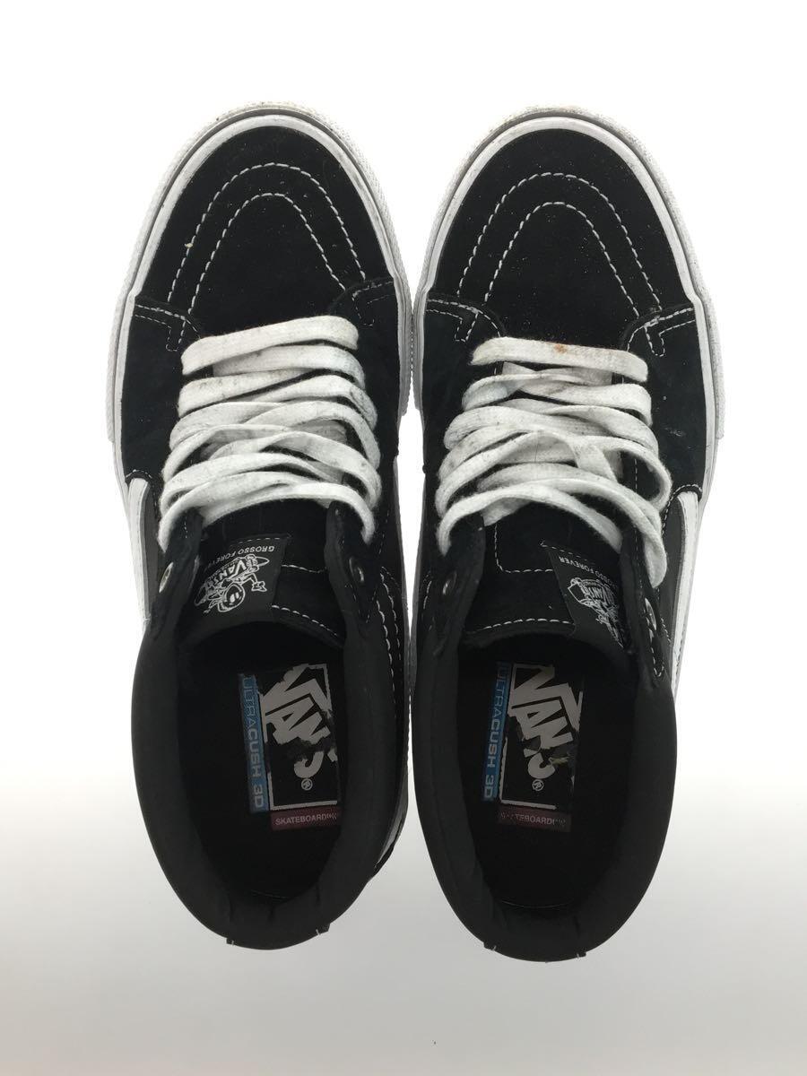 VANS◆ハイカットスニーカー/26cm/BLK/スウェード/500714_画像3