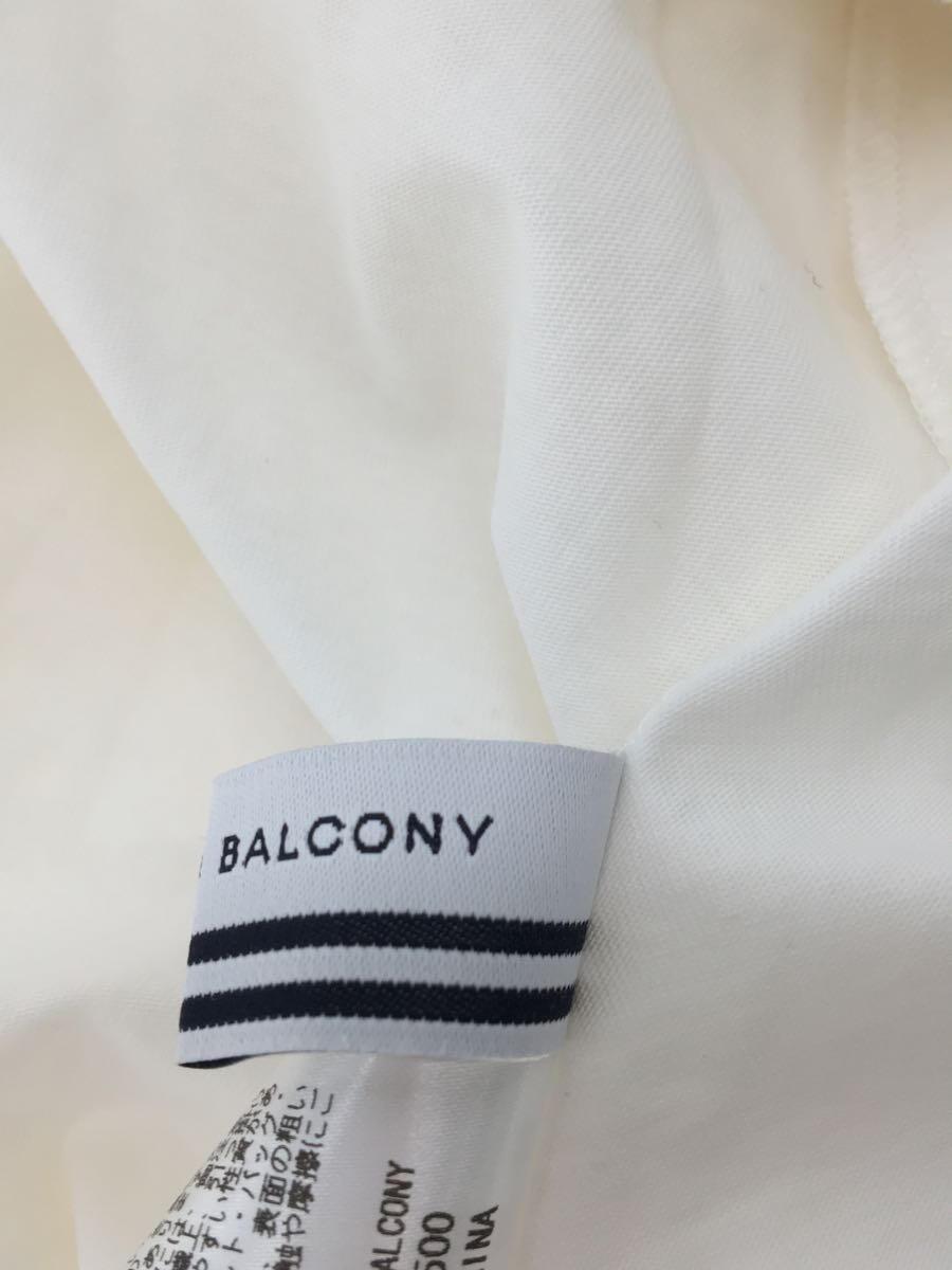 BORDERS at BALCONY◆WHITE LACE RIBBON DRESS/38/コットン/ホワイト/無地/BD2111-3E-66_画像4