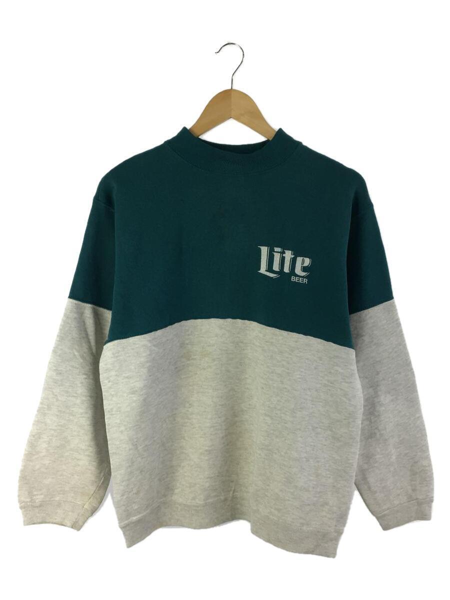 期間限定特別価格 Hanes◇90s/Lite Beer/スウェット/L/コットン/グレイ