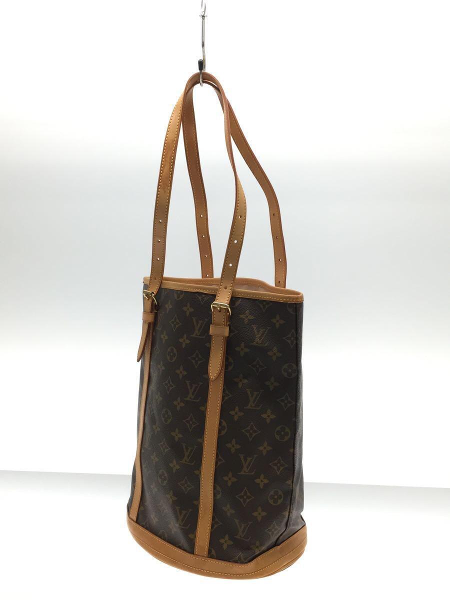 LOUIS VUITTON◆バケツ_モノグラム_BRW/PVC/BRW_画像2