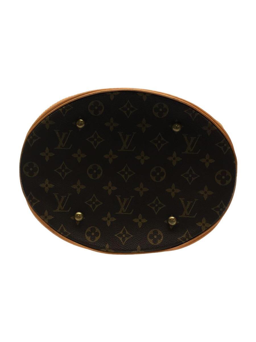 LOUIS VUITTON◆バケツ_モノグラム_BRW/PVC/BRW_画像4