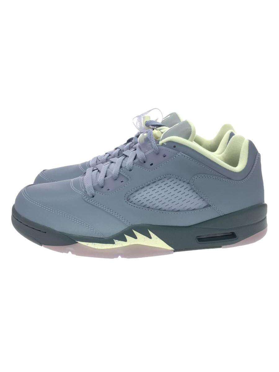 NIKE◆WMNS Air Jordan 5 Retro Low Indigo Haze/28.5cm/GRY