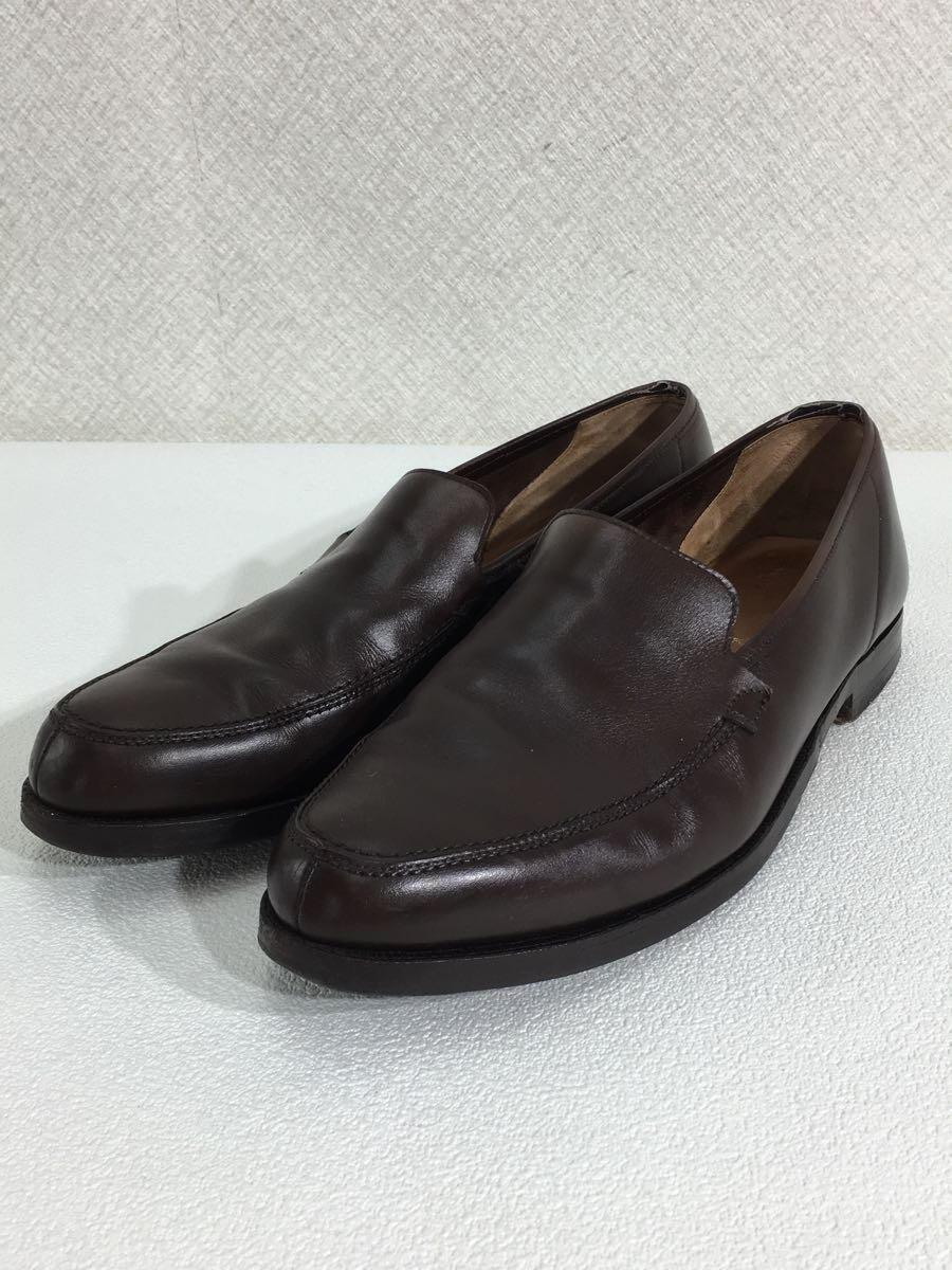 CROCKETT&JONES◆クロケットアンドジョーンズ/ローファー/-/BRW/レザー_画像2