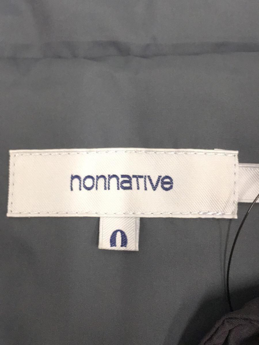 nonnative* down vest /O/ polyester / black / plain /NN-V1801