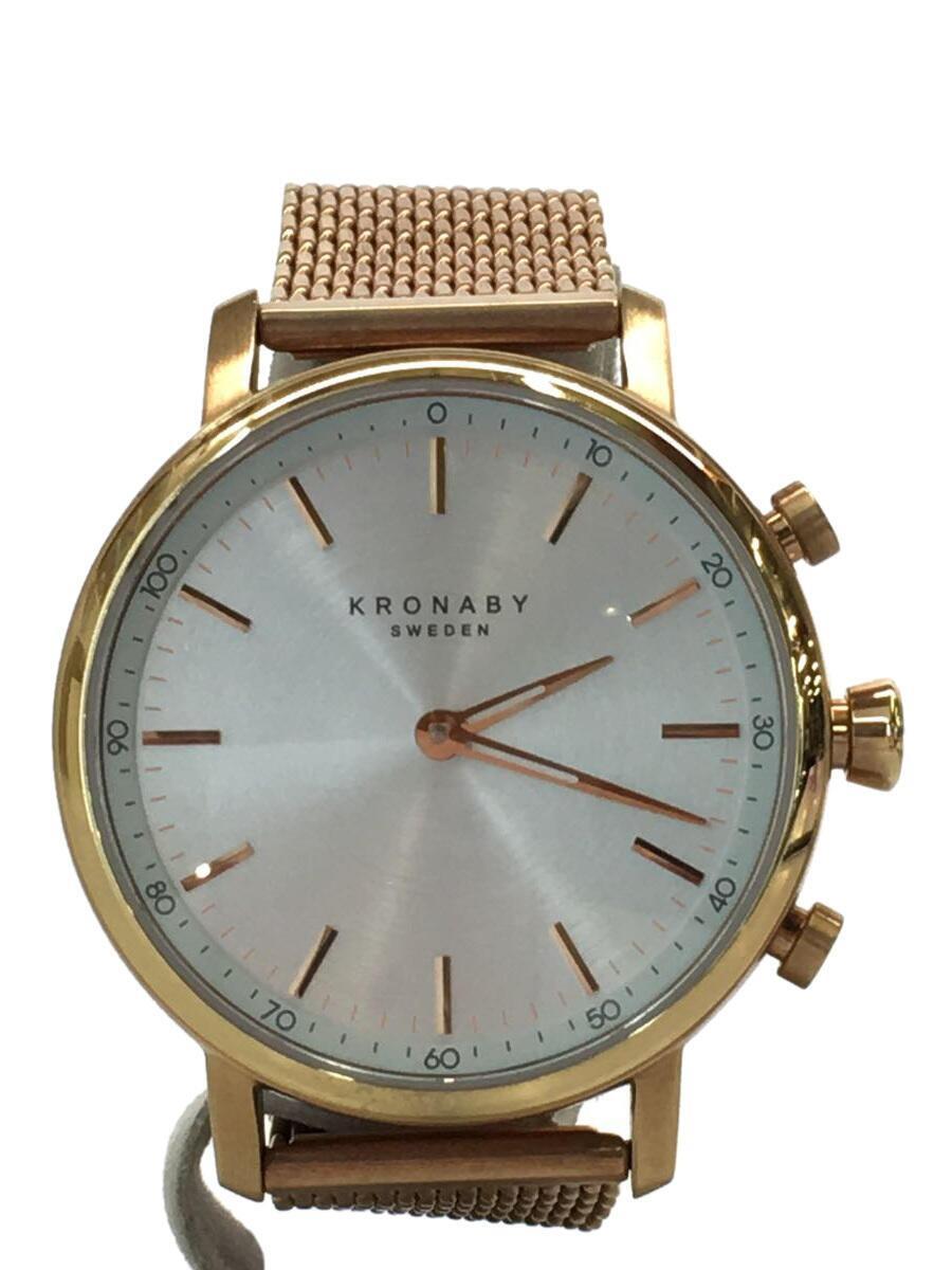 KRONABY SWEDEN◆クォーツ腕時計/アナログ/ステンレス/SLV/A1000-1611