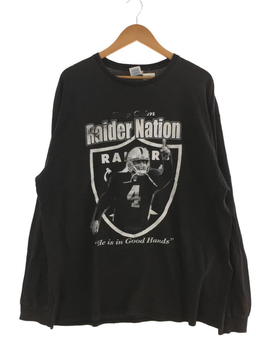 長袖Tシャツ/2XL/raider nation/BLK