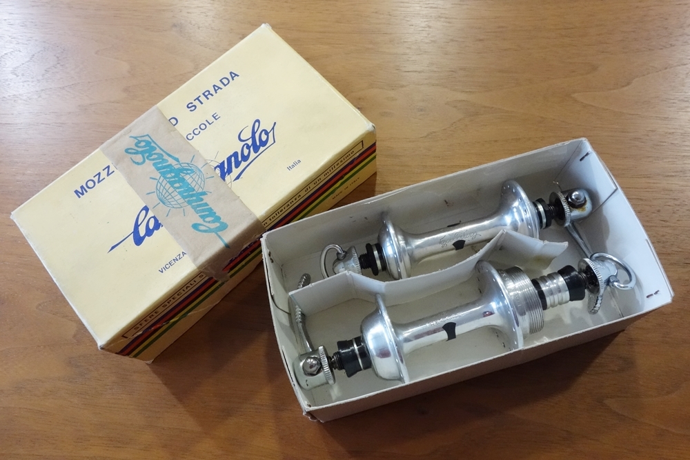 Campagnolo カンパニョーロ NUOVO RECORD STRADA レコード ハブセット 32h 126mm イタリアン規格 新品 1980's デッドストック ビンテージ_画像1