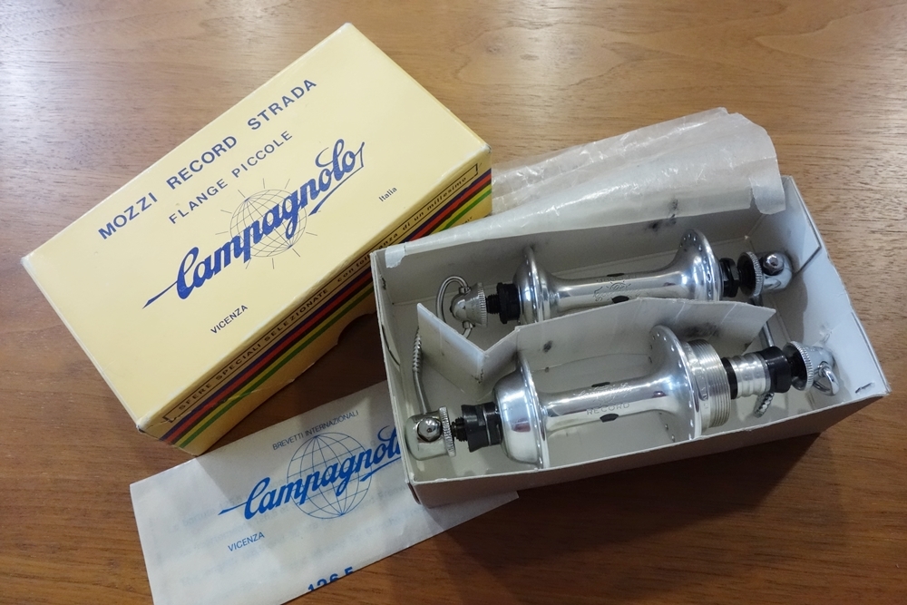 Campagnolo カンパニョーロ NUOVO RECORD STRADA レコード ハブセット 36h 126mm イタリアン規格 新品 1980's デッドストック ビンテージ_画像1