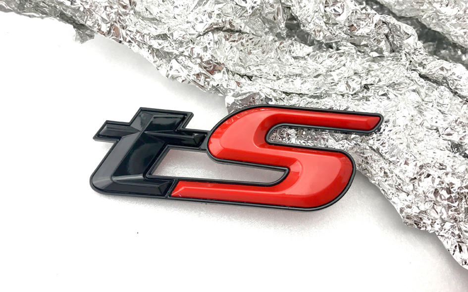 tS эмблема чёрный + красный WRX S4 WRX Sti BRZ Forester Impreza XV Legacy Levorg Exiga 